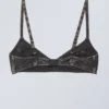 Miley-BH aus gewaschener Baumwolle – Bleach Washed Black Miley-BH aus gewaschener Baumwolle – Bleach Washed Black