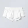 Mini-Baumwoll-Shorts – Weiß Mini-Baumwoll-Shorts – Weiß