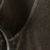 Mini-Jacke aus gewaschenem Samt – gewaschenes Schwarz