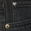 Mini-Jeans-Shorts mit niedriger Leibhöhe und unversäubertem Saum – Smoky Blue – Dunkelblau Mini-Jeans-Shorts mit niedriger Leibhöhe und unversäubertem Saum – Smoky Blue – Dunkelblau