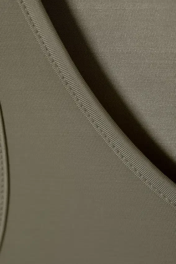 Mini-Jersey-Tank-Kleid – Khaki-Grün Mini-Jersey-Tank-Kleid – Khaki-Grün