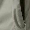 Mini-Kleid aus Twill mit Falten und Bindebändern – Hellkhaki-Grün Mini-Kleid aus Twill mit Falten und Bindebändern – Hellkhaki-Grün