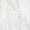 Mini-Popeline-Trägerkleid – Weiß Mini-Popeline-Trägerkleid – Weiß