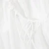 Mini-Popeline-Trägerkleid – Weiß Mini-Popeline-Trägerkleid – Weiß
