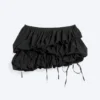 Mini-Rock „Cloud“ mit niedriger Leibhöhe – Off-Black Mini-Rock „Cloud“ mit niedriger Leibhöhe – Off-Black