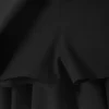 Mini-Skort mit niedriger Leibhöhe und ausgestelltem Schnitt – Schwarz Mini-Skort mit niedriger Leibhöhe und ausgestelltem Schnitt – Schwarz