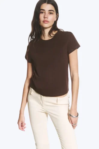 Mini-T-Shirt in Regular-Fit – Braun