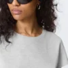 Mini-T-Shirt in Regular-Fit – Grau meliert Mini-T-Shirt in Regular-Fit – Grau meliert