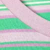 Mini-T-Shirt in Regular-Fit – rosa/grün gestreift Mini-T-Shirt in Regular-Fit – rosa/grün gestreift