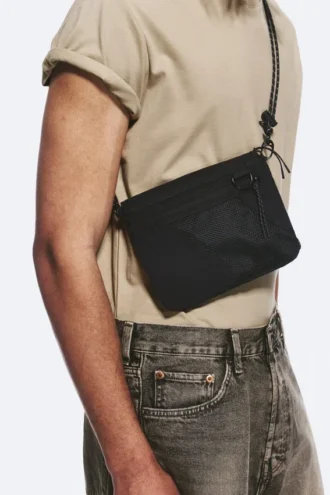 Mini-Utility-Umhängetasche – Schwarz