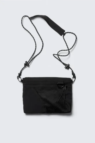 Mini-Utility-Umhängetasche – Schwarz