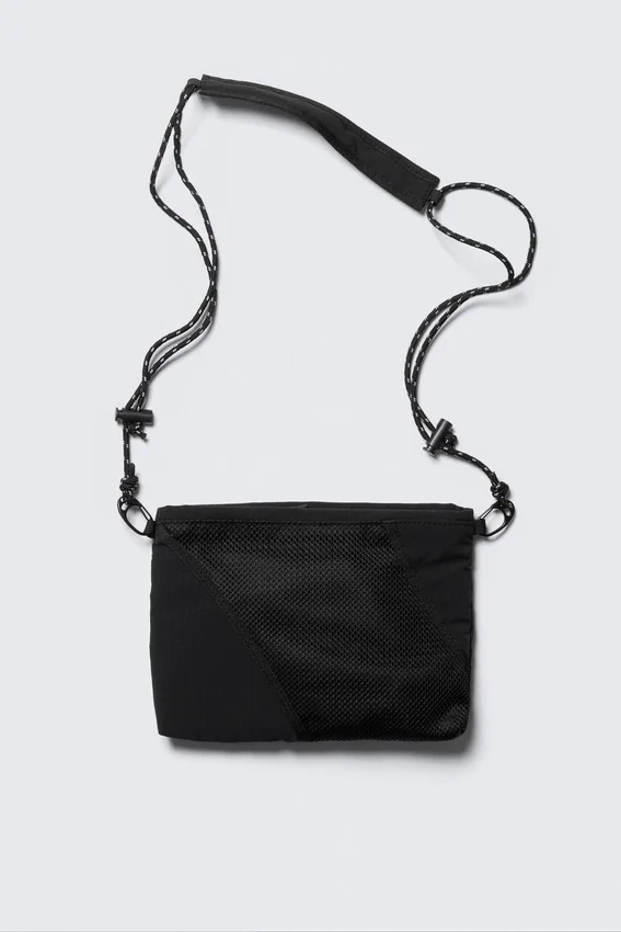 Mini-Utility-Umhängetasche – Schwarz Mini-Utility-Umhängetasche – Schwarz