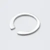 Minimalistischer versilberter offener Ring – Silber Minimalistischer versilberter offener Ring – Silber