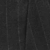 Minirock aus gebürstetem Twill mit niedriger Leibhöhe – Dunkelgrau – Metallic-Streifen Minirock aus gebürstetem Twill mit niedriger Leibhöhe – Dunkelgrau – Metallic-Streifen