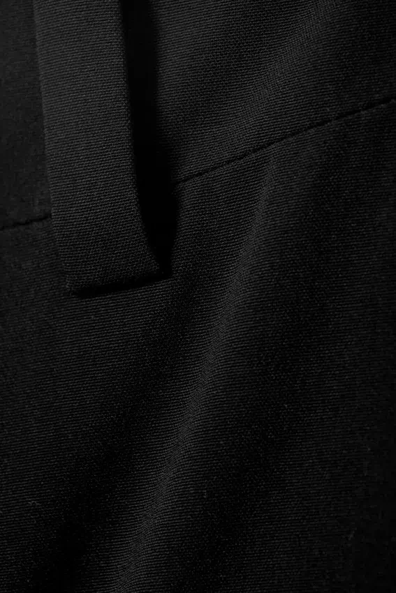 Minirock mit niedriger Taille – Schwarz Minirock mit niedriger Taille – Schwarz