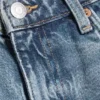 Missy Low-Rise-Jeans mit lockerer, gerader Passform – Blue Horses – Mittelblau