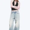 Missy Low Rise Loose Straight Jeans – Broken Blue – Hellblau Missy Low Rise Loose Straight Jeans – Broken Blue – Hellblau