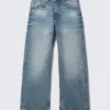 Missy Low Rise Loose Straight Jeans – Mountain Blue – Mittelblau Missy Low Rise Loose Straight Jeans – Mountain Blue – Mittelblau