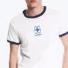Mit Print-T-Shirt – Weiß – Beats-Print Mit Print-T-Shirt – Weiß – Beats-Print