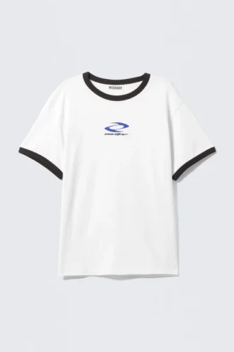 Mit Print-T-Shirt – Weiß – Esc8Pe