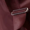 Mittlere Nylon-Twill-Umhängetasche – Dunkelrot Mittlere Nylon-Twill-Umhängetasche – Dunkelrot