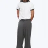 Moe Hose Relaxed Fit Low Waist – Grau Melange