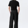 Moe-Hose Relaxed Fit mit niedriger Taille – Schwarz