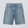 Monterey Low Rise Denim Shorts – Blue Fade – Mittelblau Monterey Low Rise Denim Shorts – Blue Fade – Mittelblau