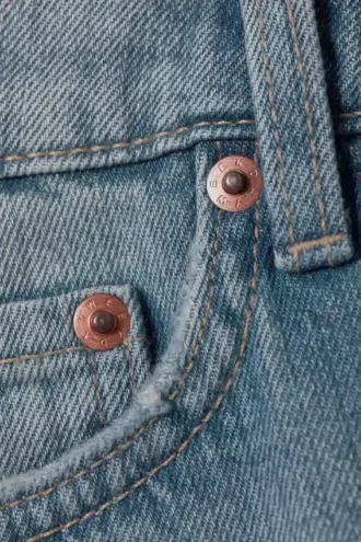 Monterey Low Rise Denim Shorts – Blue Fade – Mittelblau