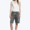 Monterey Low Rise Denim Shorts – Grey Fade – Grau Monterey Low Rise Denim Shorts – Grey Fade – Grau