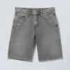 Monterey Low Rise Denim Shorts – Grey Fade – Grau Monterey Low Rise Denim Shorts – Grey Fade – Grau