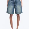 Monterey Low Rise Denim Shorts – Radio Blue – Mittelblau Monterey Low Rise Denim Shorts – Radio Blue – Mittelblau