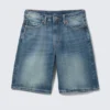 Monterey Low Rise Denim Shorts – Radio Blue – Mittelblau Monterey Low Rise Denim Shorts – Radio Blue – Mittelblau