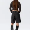 Monterey Low Rise Denim Shorts – Tuned Black Monterey Low Rise Denim Shorts – Tuned Black