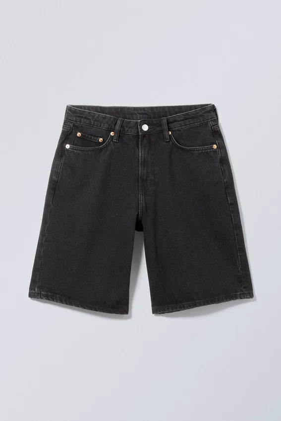 Monterey Low Rise Denim Shorts – Tuned Black Monterey Low Rise Denim Shorts – Tuned Black