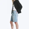 Monterey Low-Rise-Jeansshorts – Kimberley Blue – Hellblau Monterey Low-Rise-Jeansshorts – Kimberley Blue – Hellblau