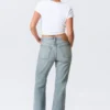 Moon Mid Rise Regular Bootcut Jeans – Seventeen Blue – Mittelblau