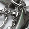 Muschel-Ohrringe – Schwarz/Silber/Perle Muschel-Ohrringe – Schwarz/Silber/Perle