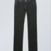 Nail Low Rise Slim Straight Jeans – Soil Blue – Brown Stained Blue Nail Low Rise Slim Straight Jeans – Soil Blue – Brown Stained Blue