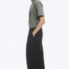 Nate Baggy-Fit-Hose mit Bundfalten – Schwarz Nate Baggy-Fit-Hose mit Bundfalten – Schwarz