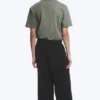 Nate Baggy-Fit-Hose mit Bundfalten – Schwarz Nate Baggy-Fit-Hose mit Bundfalten – Schwarz