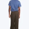 Nate Baggy Fit Plissee-Hose – Braun Nadelstreifen Nate Baggy Fit Plissee-Hose – Braun Nadelstreifen
