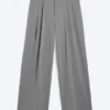 Nate Baggy Fit Plissee-Hose – Hellstaubgrau Nate Baggy Fit Plissee-Hose – Hellstaubgrau