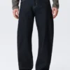 Nebula Mid Rise Loose Barrel Unisex-Jeans – Blue Rinse – Dunkelblau Nebula Mid Rise Loose Barrel Unisex-Jeans – Blue Rinse – Dunkelblau