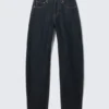 Nebula Mid Rise Loose Barrel Unisex-Jeans – Blue Rinse – Dunkelblau Nebula Mid Rise Loose Barrel Unisex-Jeans – Blue Rinse – Dunkelblau