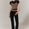 Neptune Low-Rise-Jeans mit schmalem, geradem Bein – Black Rinse – Schwarz Neptune Low-Rise-Jeans mit schmalem, geradem Bein – Black Rinse – Schwarz