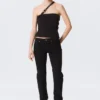 Neptune Low-Rise-Jeans mit schmalem, geradem Bein – Black Rinse – Schwarz Neptune Low-Rise-Jeans mit schmalem, geradem Bein – Black Rinse – Schwarz