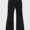 Nova Low-Rise-Slim-Bootcut-Jeans – Black Rinse – Schwarz