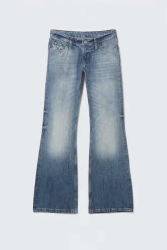Nova Low Rise Slim Bootcut Jeans – Board Blue – Medium Blue