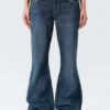 Nova Low Rise Slim Bootcut Jeans – Deep Sea Blue – Dunkelblau Nova Low Rise Slim Bootcut Jeans – Deep Sea Blue – Dunkelblau